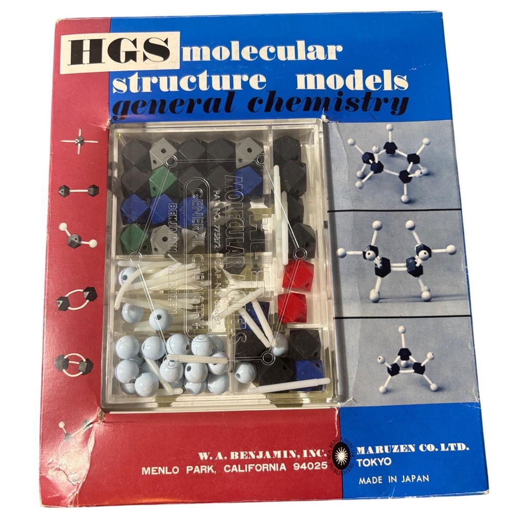 VTG HGS‎ Molecular Structure Models General Chemistry Kit W.A. Benjamin Maruzen